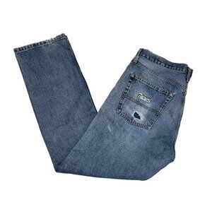 New England Patriots NFL Jeans Mens 34×32 Team Apparel Gridiron Classic Blue